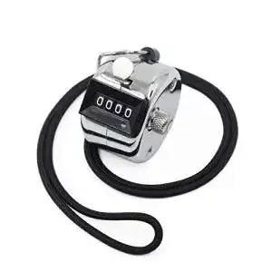 Handzähler Amble, Zähler Mechanischer Klickzähler Metall Digital