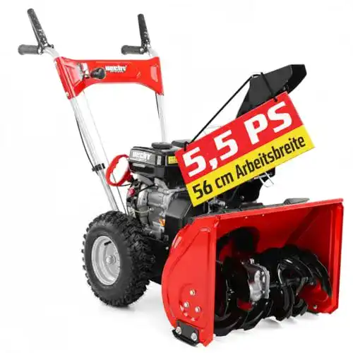 Die beste Benzin-Schneefräse Hecht 9555, 56 cm Räumbreite, 4 kW/5,5PS 2026 Test Bestseller Benzin-Schneefräse Hecht 9555, 56 cm Räumbreite, 4 kW/5,5PS