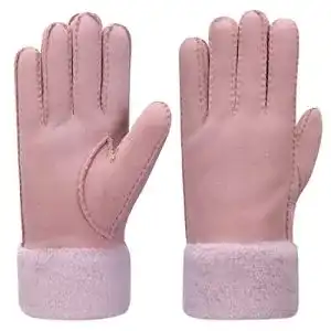 Lammfell-Handschuhe Harssidanzar Winter Lederhandschuhe
