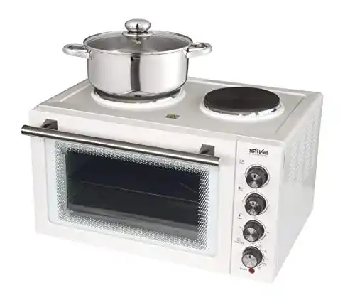 Minibackofen mit Kochplatten Silva-Homeline 440102 KK 2900
