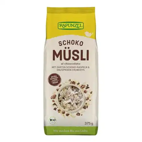 Amaranth-Müsli Rapunzel – Amaranth Müsli Schoko, 4 x 375g