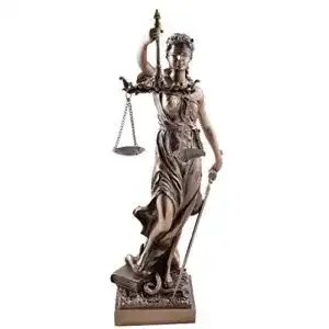 Justitia-Statue VERONESE 708-1832 Justitia Figur bronziert