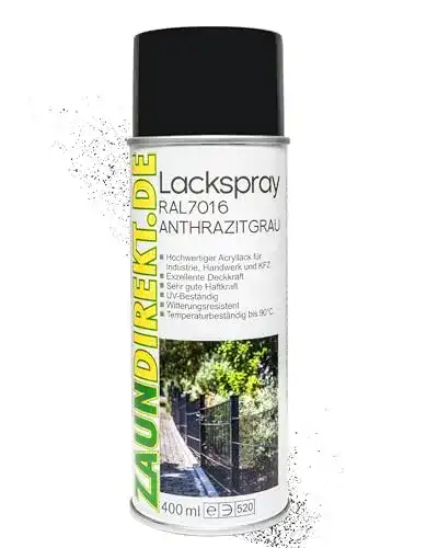 Lackspray Zaundirekt RAL 7016 400ml I 400ml RAL 7016 Anthrazit