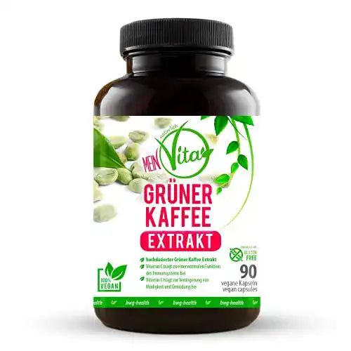 Grüner Kaffee MeinVita – 1376 mg (Tagesportion) – hochdosiert