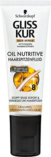 Haarspitzenfluid Gliss Kur Schwarzkopf , Oil Nutritive, (5 x 50 ml)