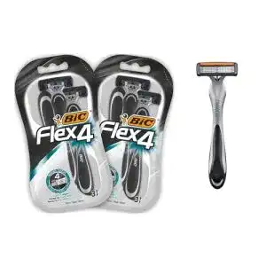 Bic-Rasierer BIC Flex 4 Rasierer Herren, 2 x 3 Einwegrasierer