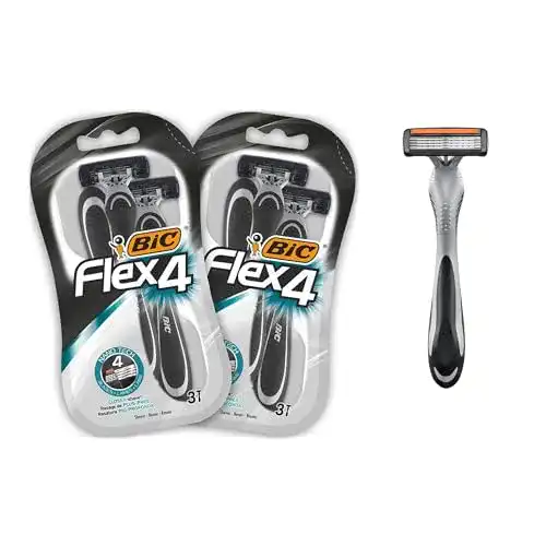 Die beste Bic-Rasierer BIC Flex 4 Rasierer Herren, 2 x 3 Einwegrasierer 2026 Test Bestseller Bic-Rasierer BIC Flex 4 Rasierer Herren, 2 x 3 Einwegrasierer