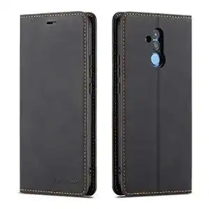 Huawei-Mate-20-Lite-Hülle QLTYPRI, Ledertasche mit Kartenfach