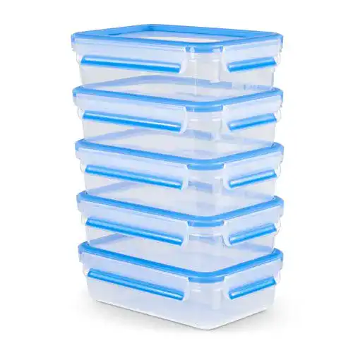 Vorratsdosen stapelbar Emsa Clip & Close Mealprep-Set N10307