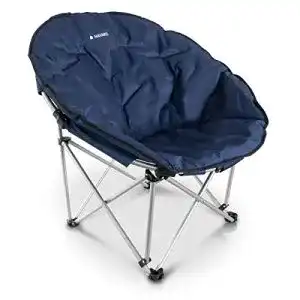 Faltsessel Navaris Moon Chair rund Camping Stuhl mit Tasche