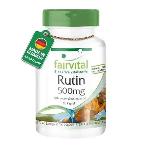 Rutin-Kapseln fairvital Rutin 500mg HOCHDOSIERT 90 Kapseln