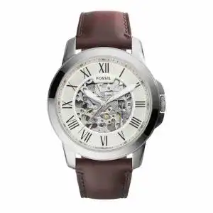 Automatikuhren Fossil Herren Analog Automatik Uhr mit Leder