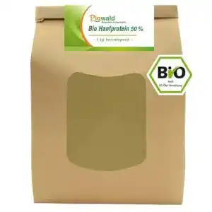 Hanfprotein Piowald BIO, 1 kg Vorratspack, Pflanzlich