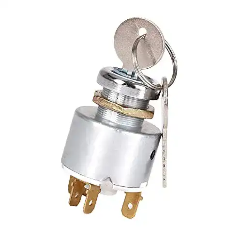 Zündschloss RUIZHI 12V Zündschalter Universal, 2 Schlüssel