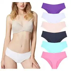 Nahtlose Slips Misolin Damen Slips Nahtlos Unterwäsche 6 Pack
