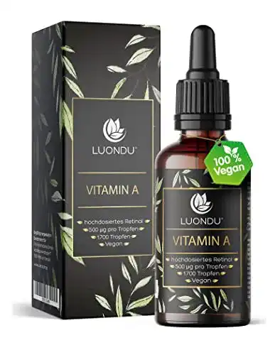 Vitamin A Luondu Tropfen hochdosiert 50ml (1700 Tropfen)