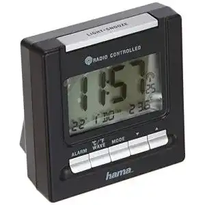 Reisewecker Hama Reise Funk Wecker RC200, Thermometer