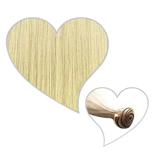 Haartressen Global Extend Echthaartresse 45cm eisblond#615, 110 g