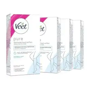 Kaltwachsstreifen Veet PURE mit Easy-Gelwax Technology