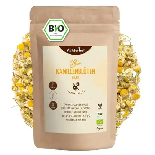 Kamillenblüten vom-Achterhof getrocknet Bio lose 500g