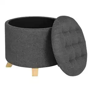 Fußbank WOLTU ® Sitzhocker mit Stauraum, Deckel abnehmbar