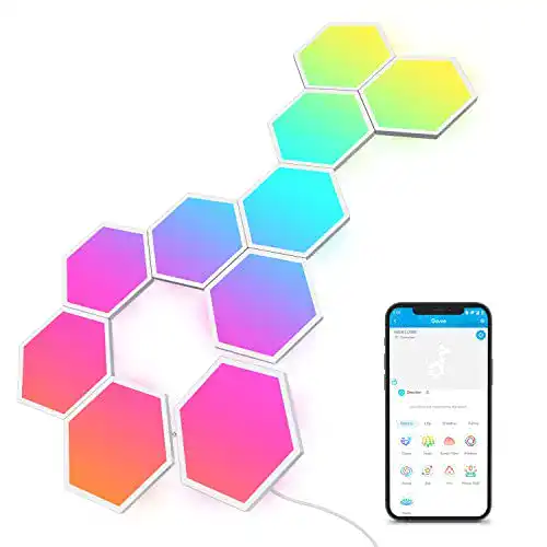 Govee-LED Govee Glide Hexa LED Panels, 10 RGBIC Smart Wandleuchte