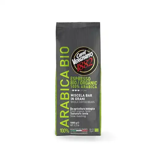 Bio-Kaffeebohnen Caffè Vergnano 1882 100% Arabica Bio 1 Kg
