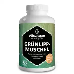 Grünlippmuschel-Kapseln Vitamaze – amazing life, hochdosiert