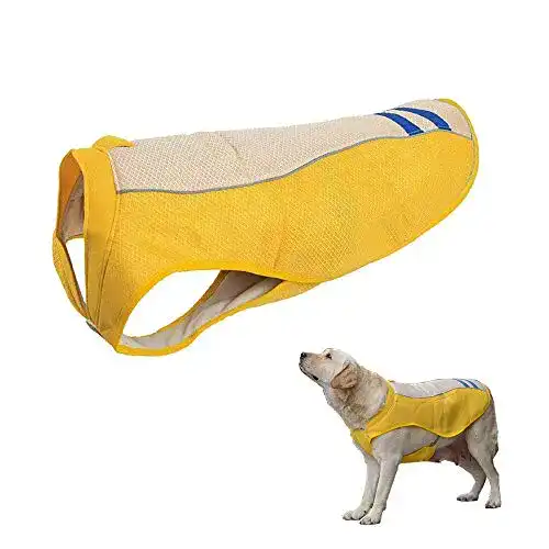 Kühlweste Hund JANTEELGO | Swamp Cooler, XL, Gelb