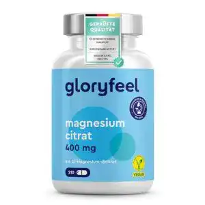 Magnesiumcitrat-Kapseln gloryfeel Magnesiumcitrat Hochdosiert