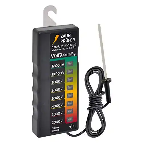 Zaunprüfer VOSS.farming 12KV 8-stufig (2000 bis 12.000V)