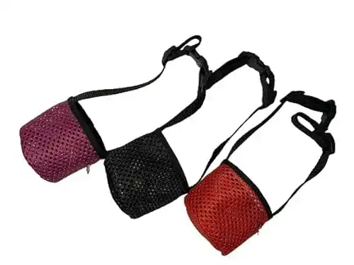 Giftköder-Maulkorb Stichfest Giftköder Schutznetz XS – XL Gravur