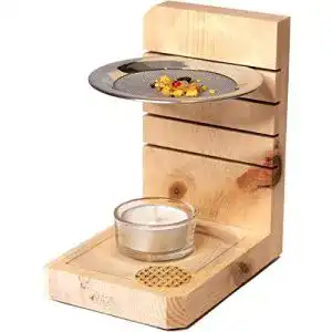 Weihrauchbrenner Dekobox Räucherstövchen aus Zirbenholz