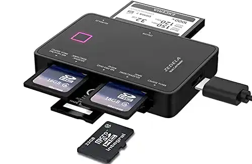 XQD-Kartenleser zedela 7 in 1 USB 3.0 Kartenleser, USB Digital