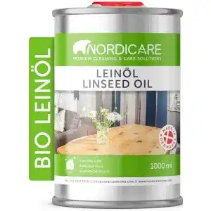 Leinölfirnis Nordicare [1L] Leinöl für Holz zum Holzschutz I Leinöl