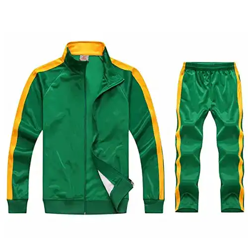 Squid-Game-Kostüm Flyself Unisex Trainingsanzug Sets Cosplay