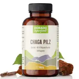 Chaga Dorado Superfoods ® Pilz Kapseln, 120 x Stück