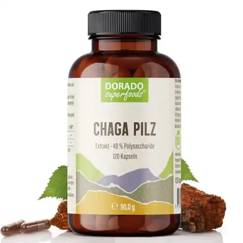 Chaga Dorado Superfoods ® Pilz Kapseln, 120 x Stück