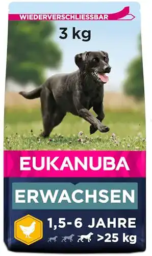 Hundefutter Eukanuba mit frischem Huhn, 3 kg