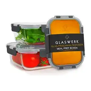 Frischhaltedosen aus Glas GLASWERK Meal Prep Boxen 3 Stück