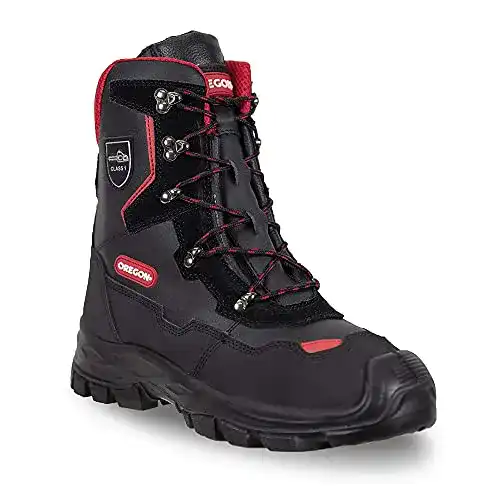 Schnittschutzstiefel Oregon Yukon Klasse 1 Kettensägen- aus Leder