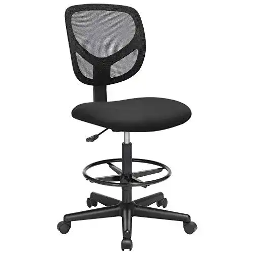Die beste Bürostuhl ohne Armlehne SONGMICS, Sitzhöhe 55-75 cm 2026 Test Bestseller Bürostuhl ohne Armlehne SONGMICS, Sitzhöhe 55-75 cm