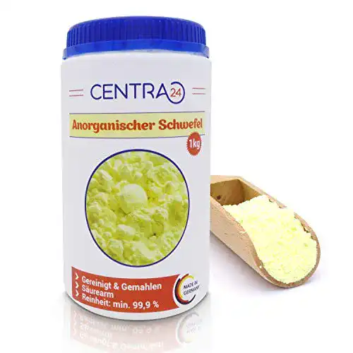 Schwefelpulver Centra24 Anorganischer Schwefel 1kg in Dose