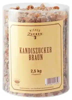 Kandiszucker Wiener Zucker Wiener braun 2,5kg
