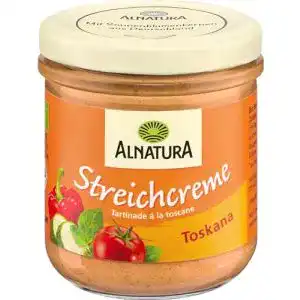 Alnatura-Brotaufstrich Alnatura Bio Streichcreme Toskana, 6 x 180 g