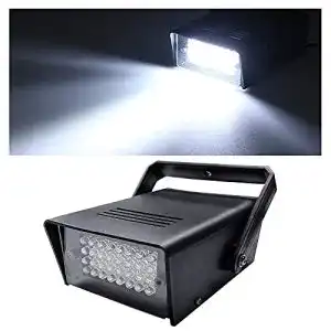 Stroboskop jindaaudio Disco Licht, LED Atomic Strobe LightWeiß