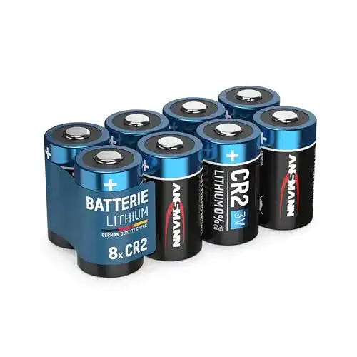 CR2-Batterie Ansmann CR2 3V Lithium Batterie, 8er Pack