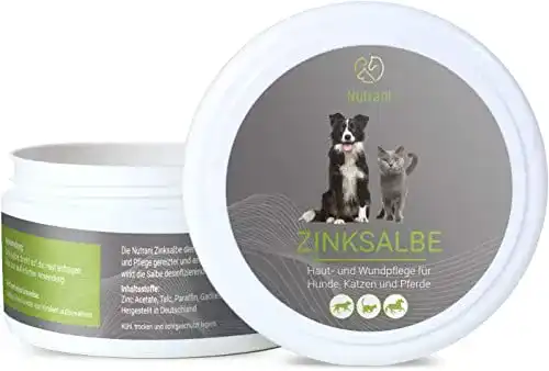 Zink für Pferde Nutrani Zinksalbe für Hunde, Katzen und Pferde