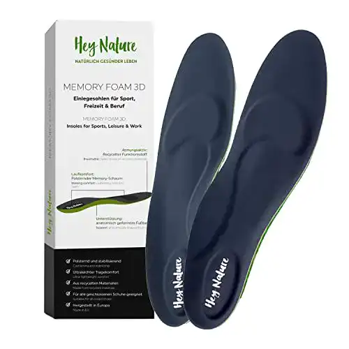 Einlegesohlen Erwachsene Hey Nature Memory Foam