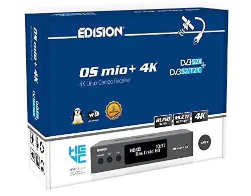 Die beste Edision-Receiver Edision OS MIO+ 4K UHD Linux E2 Combo 2026 Test Bestseller Edision-Receiver Edision OS MIO+ 4K UHD Linux E2 Combo